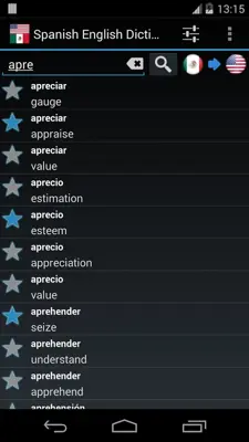 Spanish English Dictionary FREE android App screenshot 3